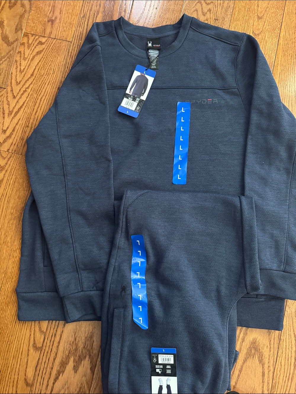Spyder Men's Crewneck Sweater in Dark Navy